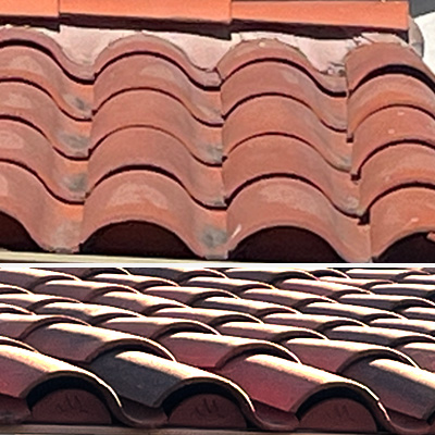 1 piece clay roof tiles